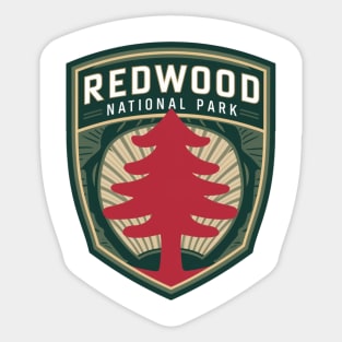 Redwood National Park California Sticker